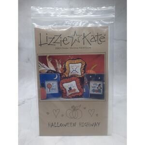 Lizzie Kate Counted Cross Stitch Patterns Halloween Highway 4 Design Charts